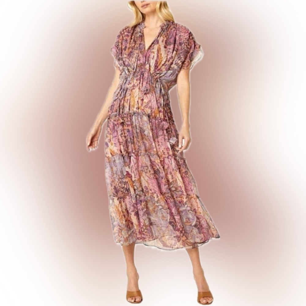 Misa Los Angeles Floral Maxi Dress